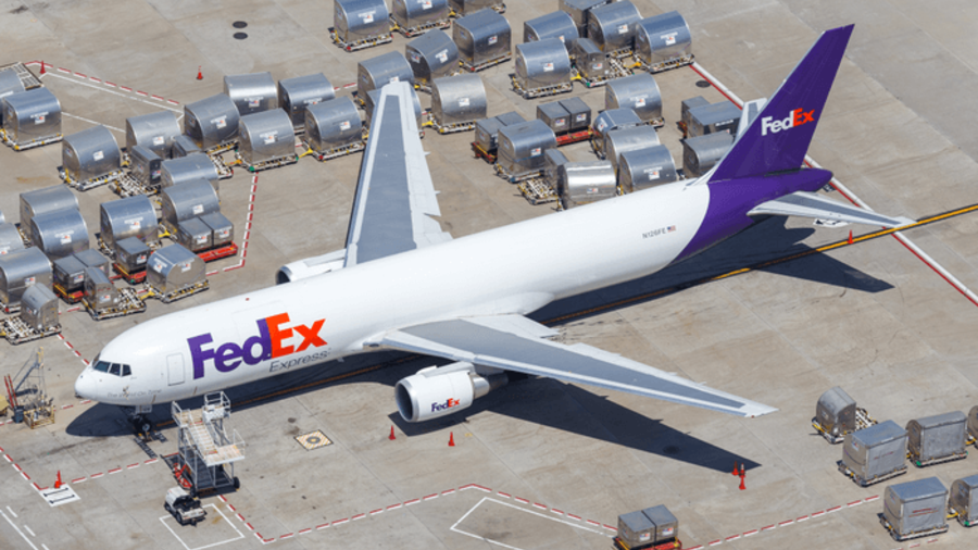 FedEx Flugzeug