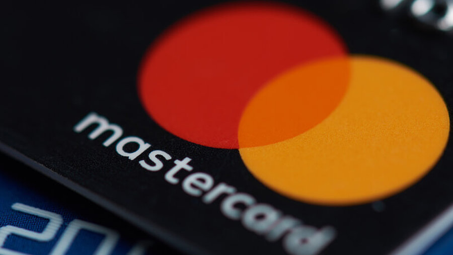 Kreditkarte mit Mastercard-Logo