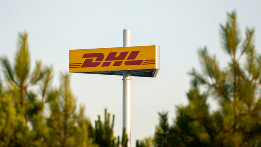 DHL-Schild