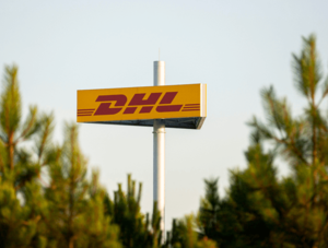 DHL-Schild