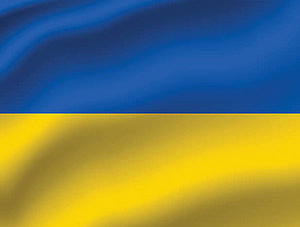 Ukrainische Flagge