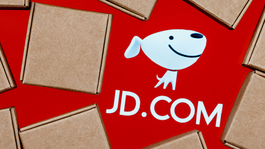 JD-Logo mit Paketen