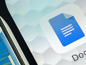 Google Docs App auf Smartphone