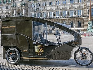 UPS Fahrradzustellung