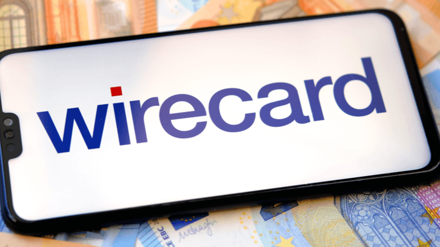 Wirecard-Logo auf Geldscheinen