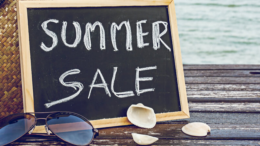 Summer Sale Schild