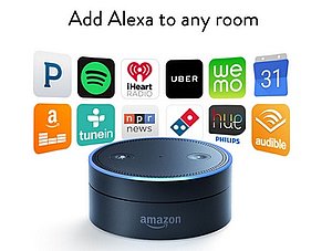 Amazon Echo Dot kommt auf den Markt.