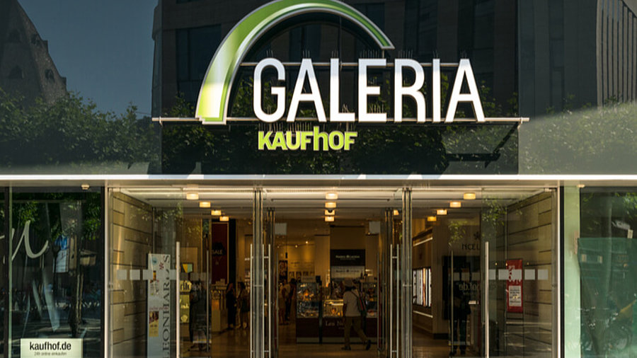 Eingang Filiale Galeria Kaufhof