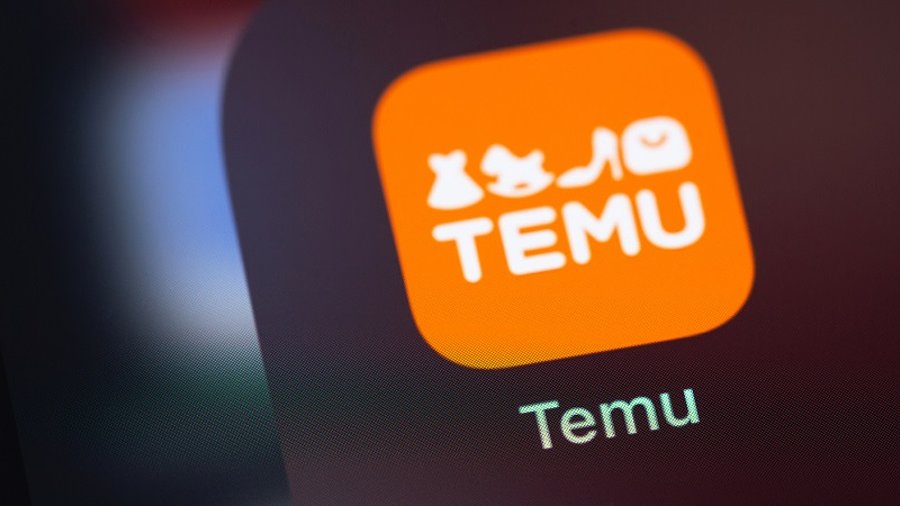 Temu-App-Icon auf Smartphone