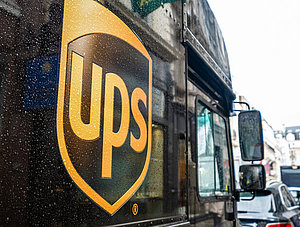 UPS Lieferwagen in London