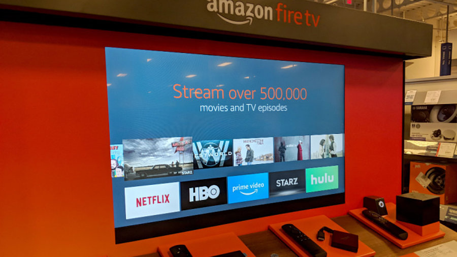 Amazon Fire TV Verkaufsdisplay