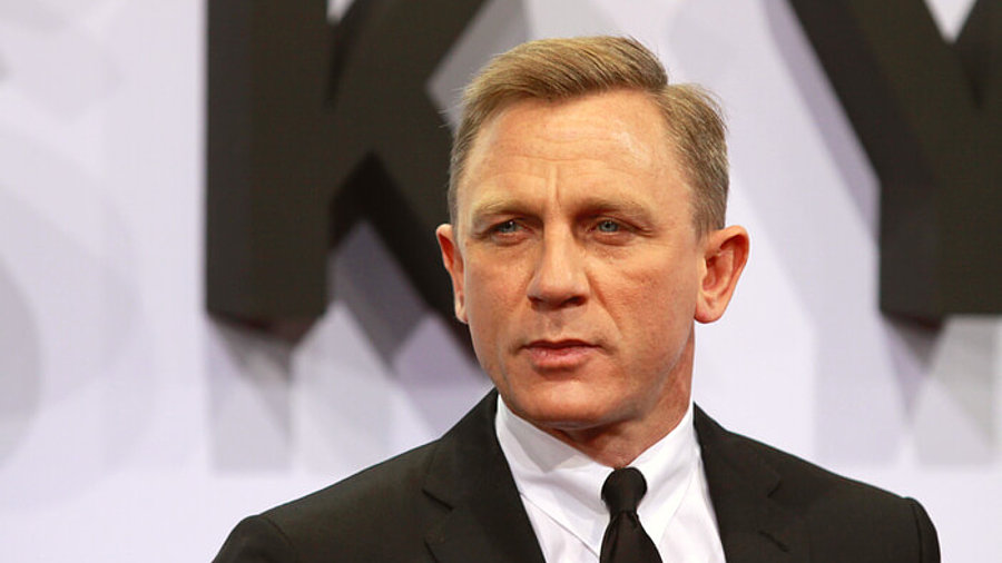 Schauspieler Daniel Craig bei Premiere James Bond Skyfall