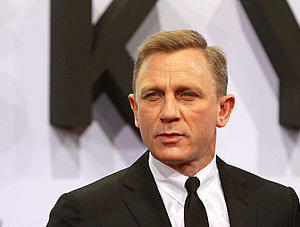 Schauspieler Daniel Craig bei Premiere James Bond Skyfall