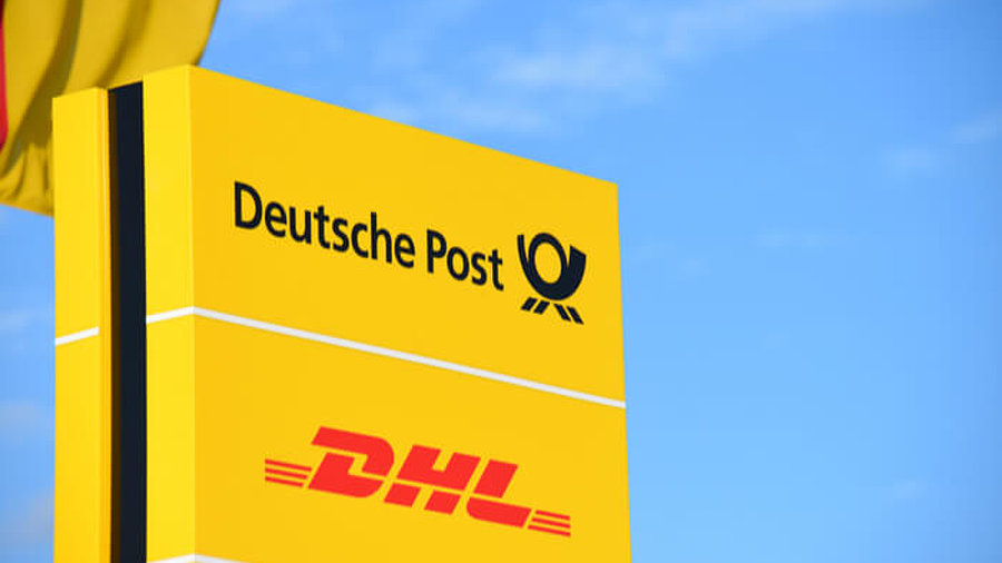 DPDHL Schild