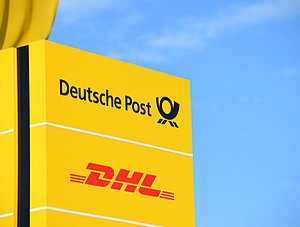 DPDHL Schild