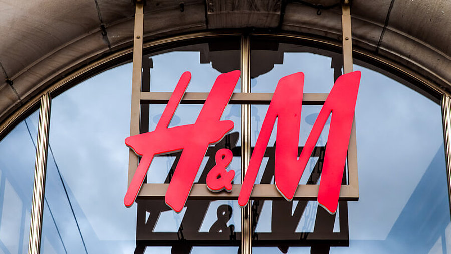 Logo der Modekette H&amp;M