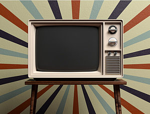 Fernseher im Retro-Style