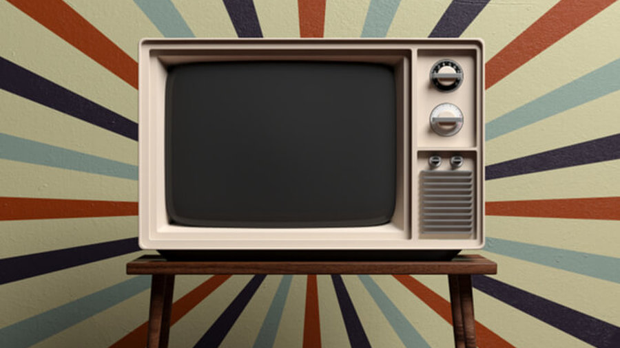 Fernseher im Retro-Style