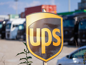 UPS Schriftzug