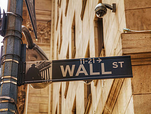 Wall Street in New York