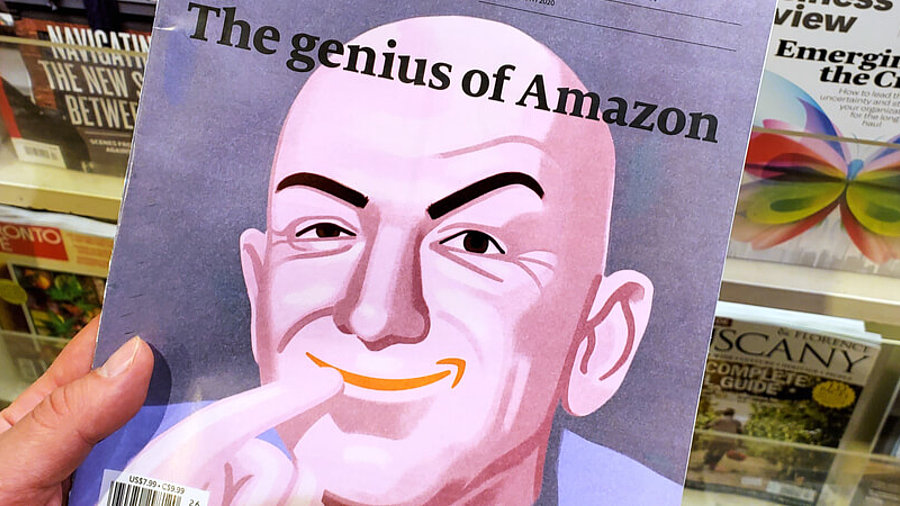 Magazintitel Jeff Bezos