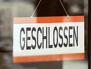 Geschlossen-Schild