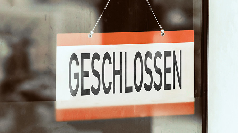 Geschlossen-Schild