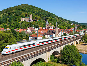 Zug der deutschen Bahn