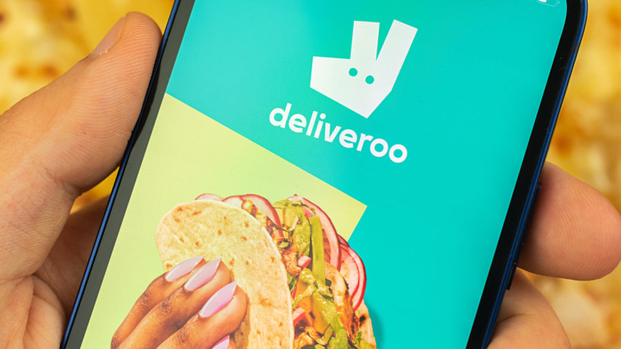 Deliveroo App auf dem Smarpthone