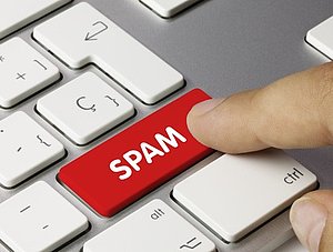 Vorsicht vor Spam-E-Mails.