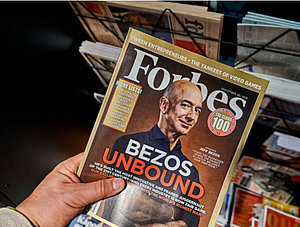 Bezos auf Forbes-Cover