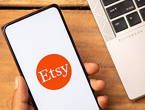 Etsy-Logo auf Smarthone 