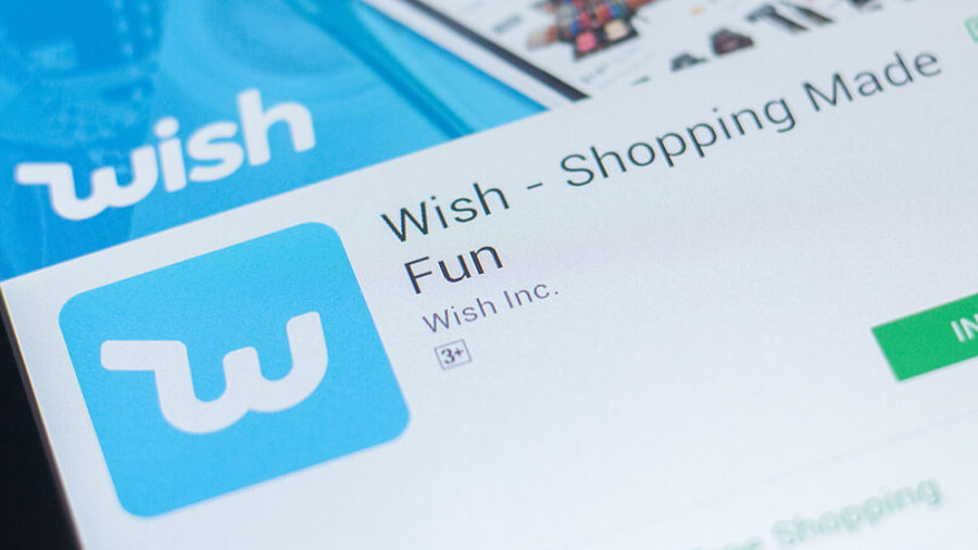 Wish-App im Play Store