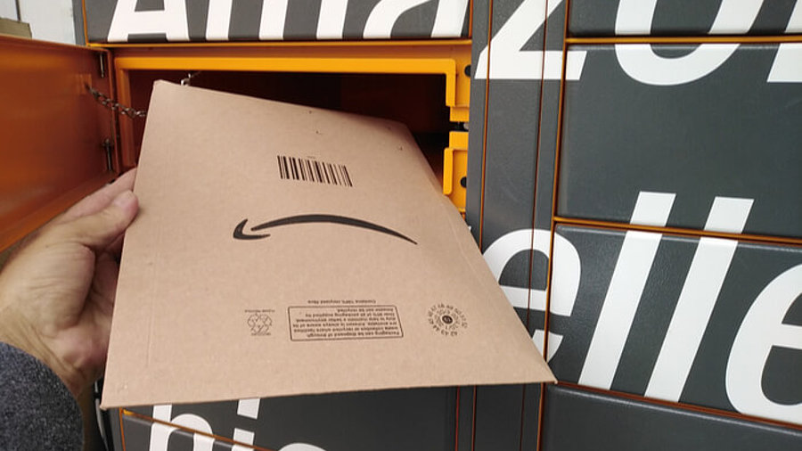 Amazon Locker mit Paket