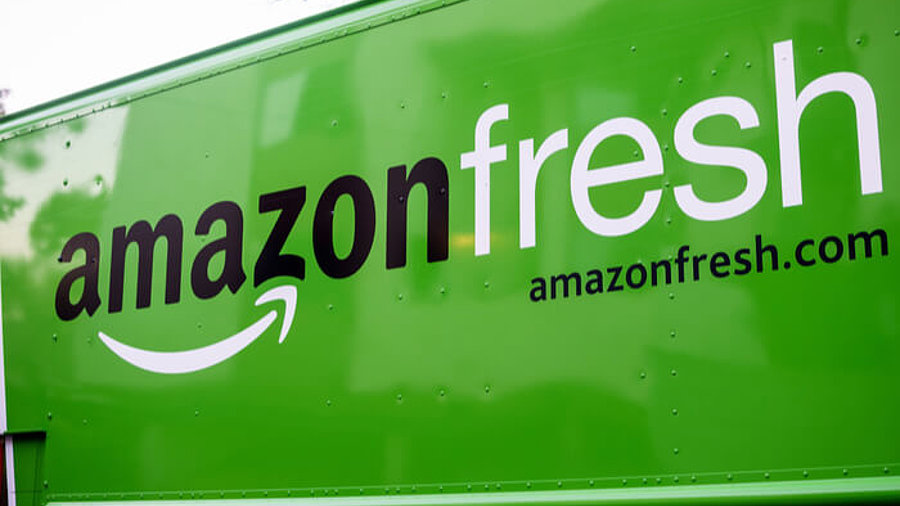 Amazon Fresh Logo LKW