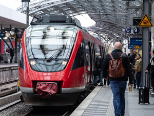 Neue Streiks in Sicht: Zug der Deutsch Bahn