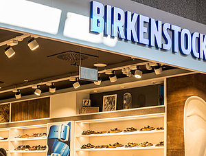 Filiale der Schuhmarke Birkenstock