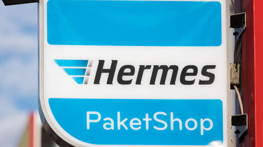 Paketshop des Logistikers Hermes