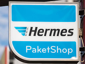 Paketshop des Logistikers Hermes