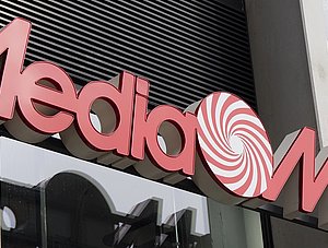 MediaMarkt-Logo an Filiale