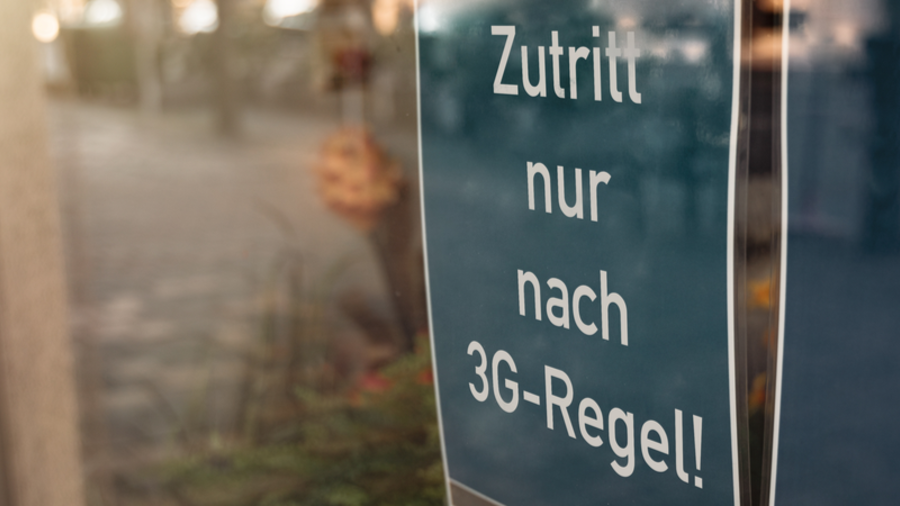 Zutritt nur nach 3G-Regel