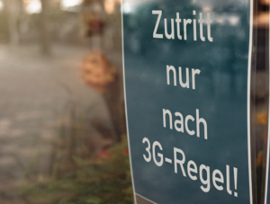 Zutritt nur nach 3G-Regel