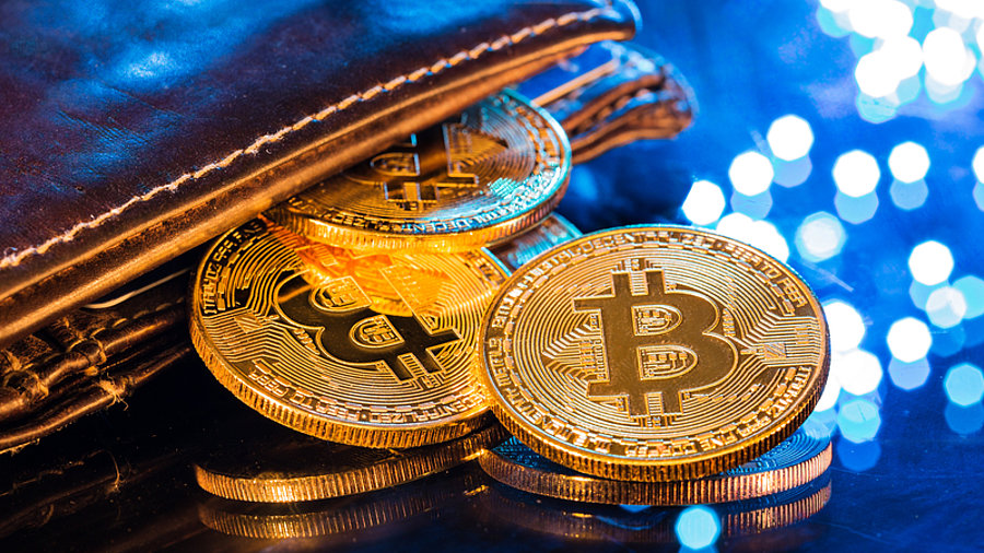 Kryptow&auml;hrung Bitcoin in Wallet
