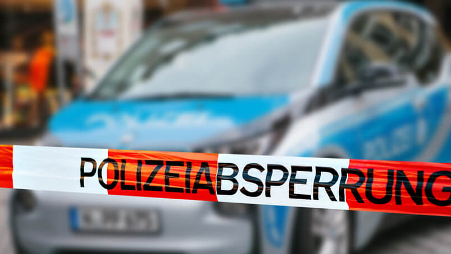 Polizeiabsperrung