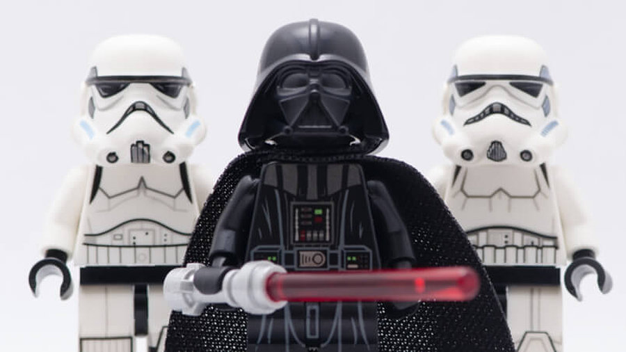 Lego-Figuren im Star Wars-Look