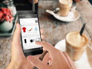 Online-Shopping auf dem Smartphone