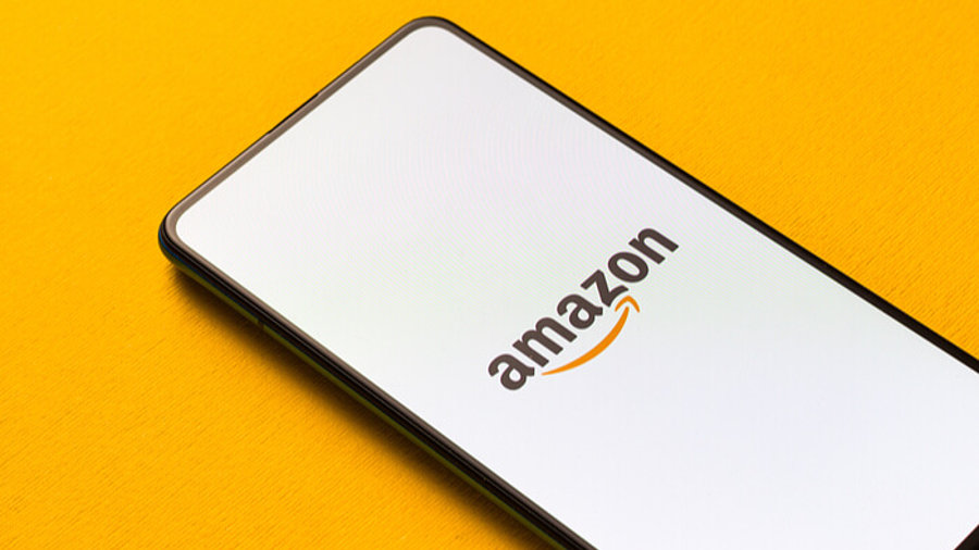 Amazon-Logo auf Handy