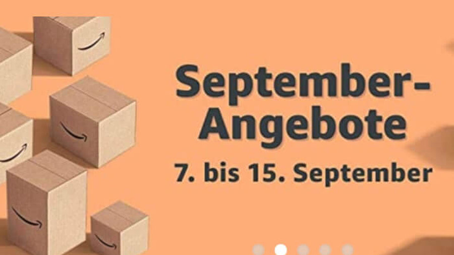 Amazon-Banner zu den neuen September-Angeboten