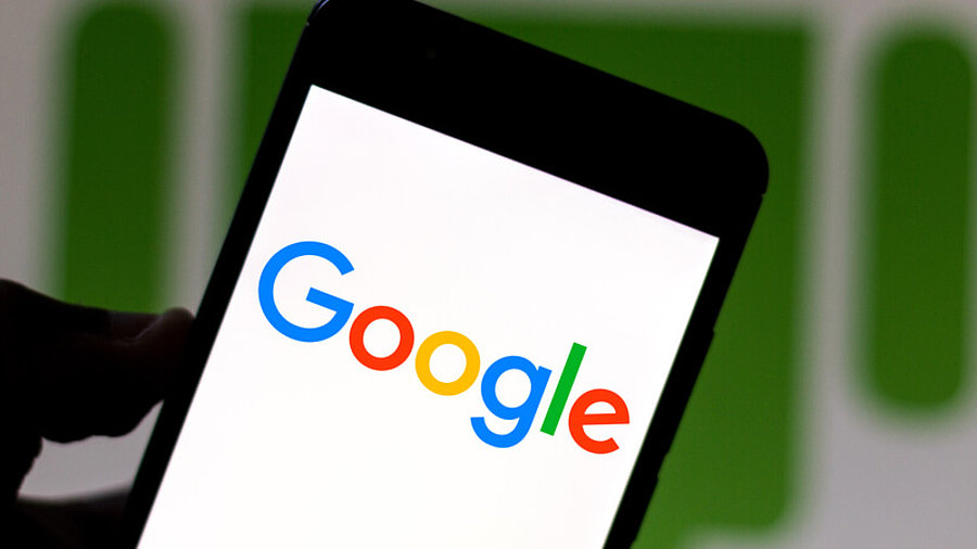 Google auf Smartphone