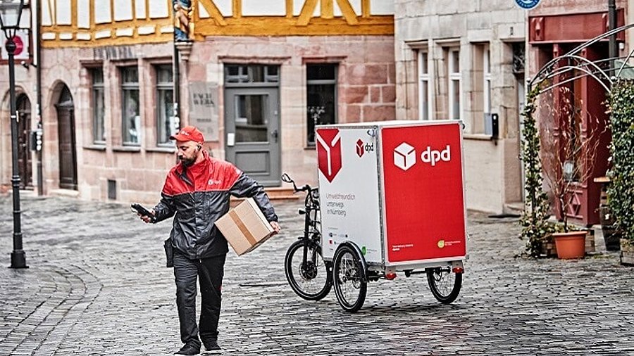 Lastenrad der DPD